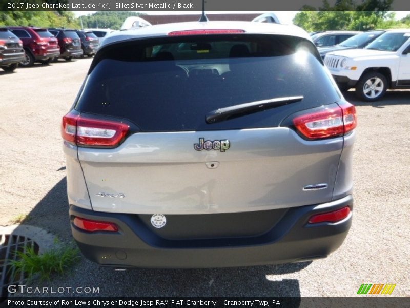 Billet Silver Metallic / Black 2017 Jeep Cherokee Latitude 4x4