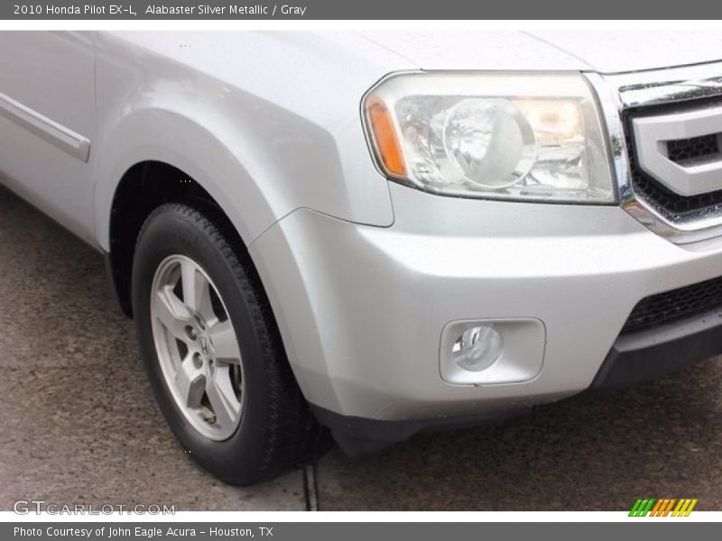 Alabaster Silver Metallic / Gray 2010 Honda Pilot EX-L