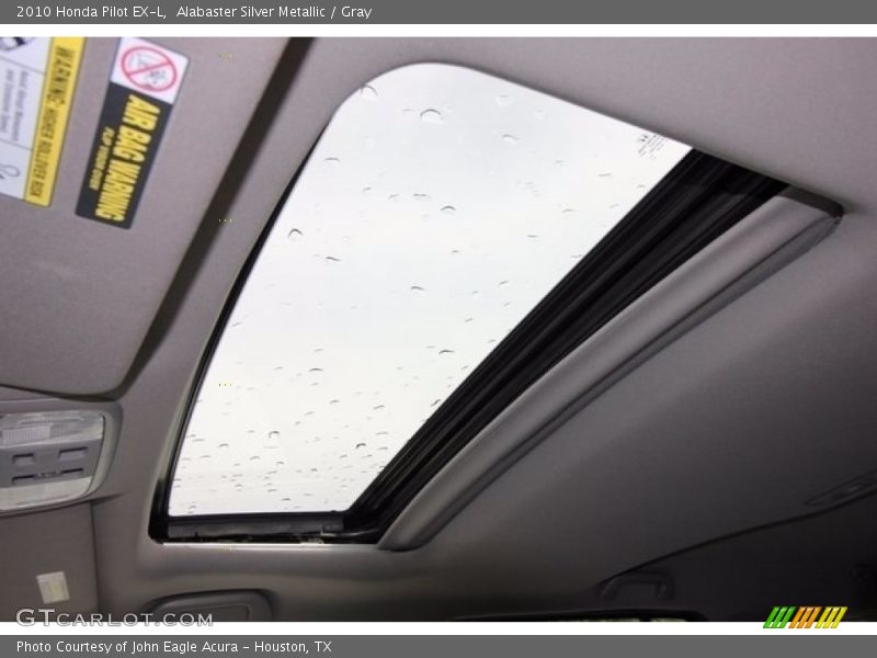 Alabaster Silver Metallic / Gray 2010 Honda Pilot EX-L