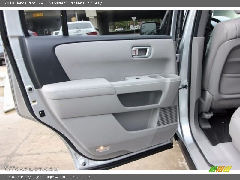 Alabaster Silver Metallic / Gray 2010 Honda Pilot EX-L