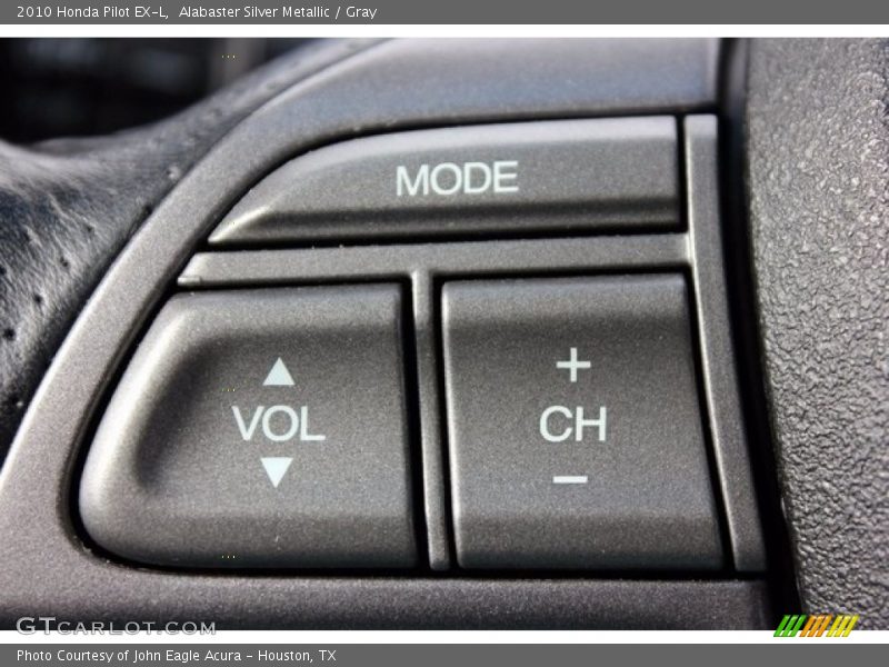 Alabaster Silver Metallic / Gray 2010 Honda Pilot EX-L