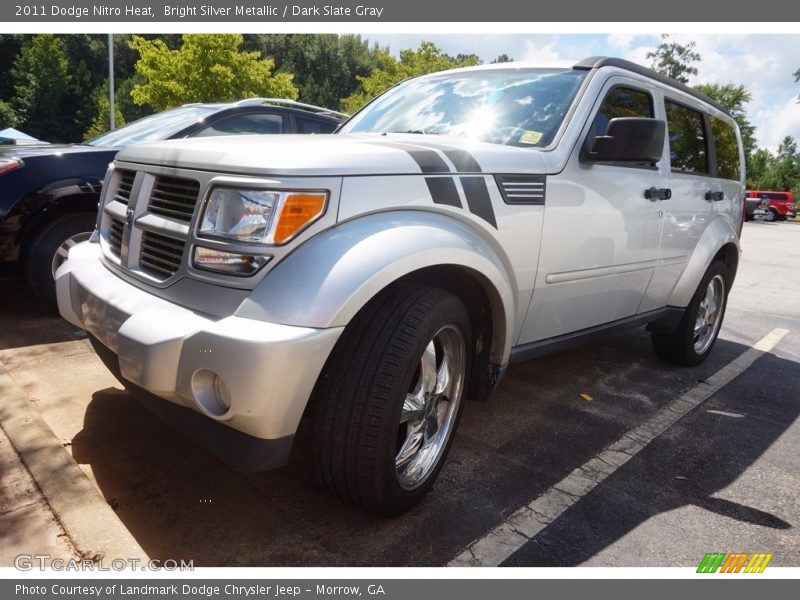 Bright Silver Metallic / Dark Slate Gray 2011 Dodge Nitro Heat