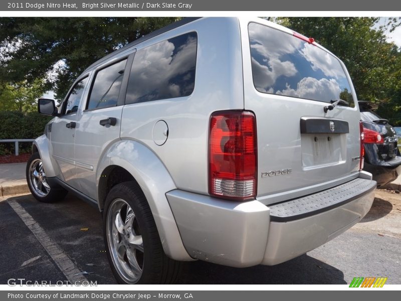 Bright Silver Metallic / Dark Slate Gray 2011 Dodge Nitro Heat