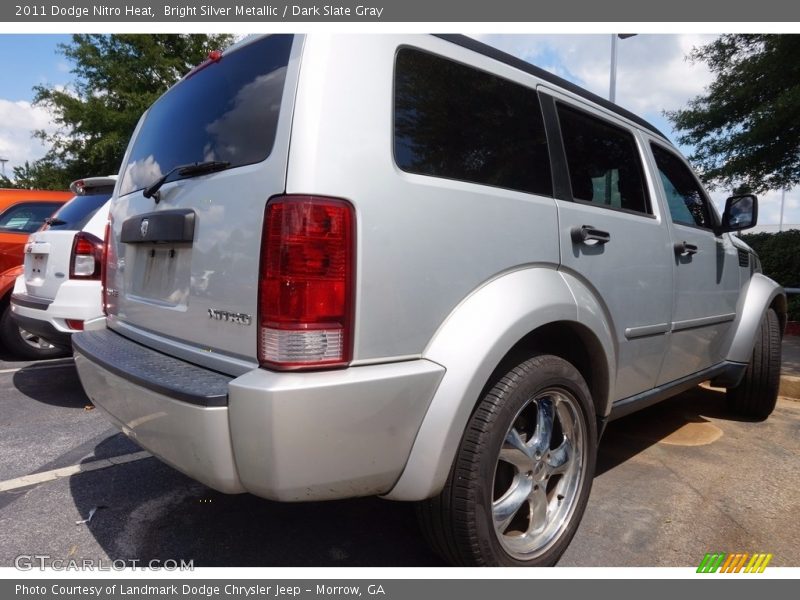 Bright Silver Metallic / Dark Slate Gray 2011 Dodge Nitro Heat