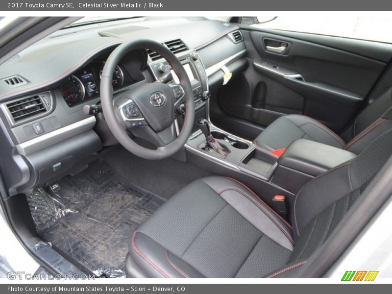 Celestial Silver Metallic / Black 2017 Toyota Camry SE