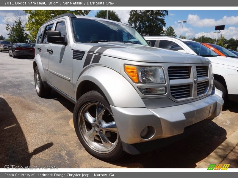 Bright Silver Metallic / Dark Slate Gray 2011 Dodge Nitro Heat