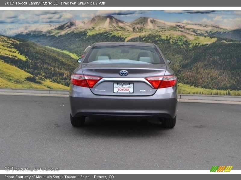 Predawn Gray Mica / Ash 2017 Toyota Camry Hybrid LE
