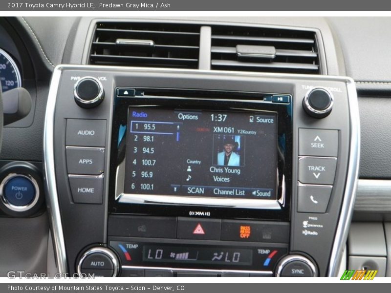 Predawn Gray Mica / Ash 2017 Toyota Camry Hybrid LE