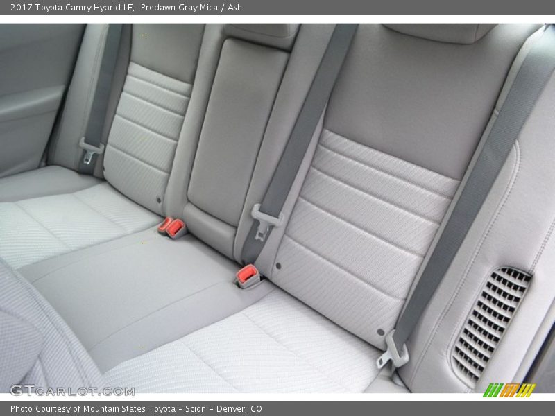 Rear Seat of 2017 Camry Hybrid LE