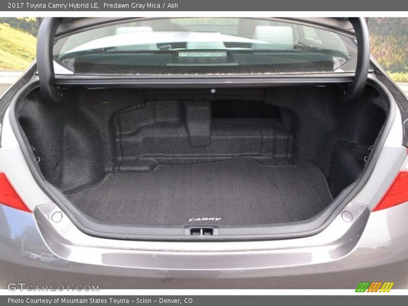  2017 Camry Hybrid LE Trunk