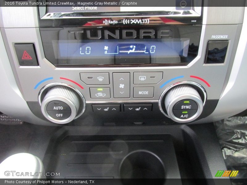 Controls of 2016 Tundra Limited CrewMax