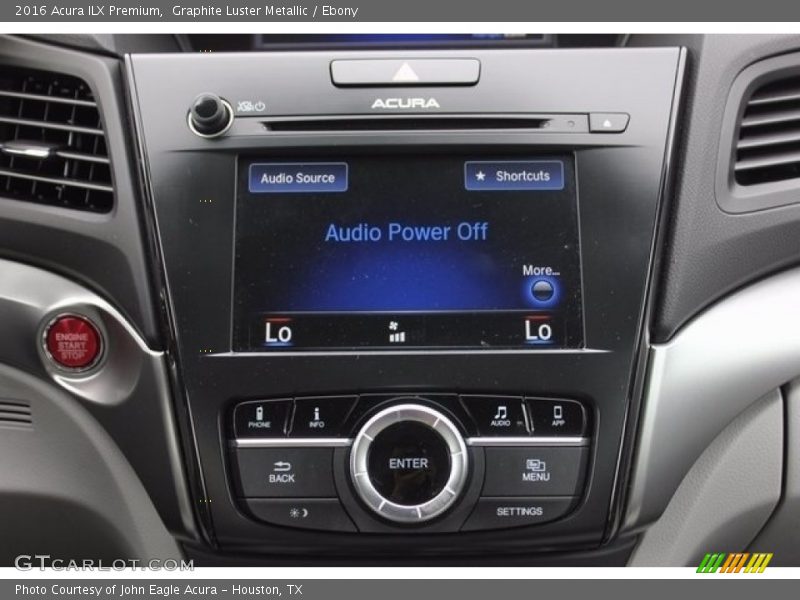 Graphite Luster Metallic / Ebony 2016 Acura ILX Premium