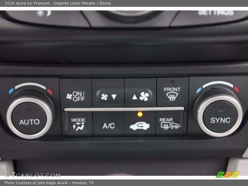 Graphite Luster Metallic / Ebony 2016 Acura ILX Premium