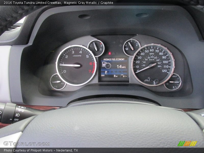  2016 Tundra Limited CrewMax Limited CrewMax Gauges