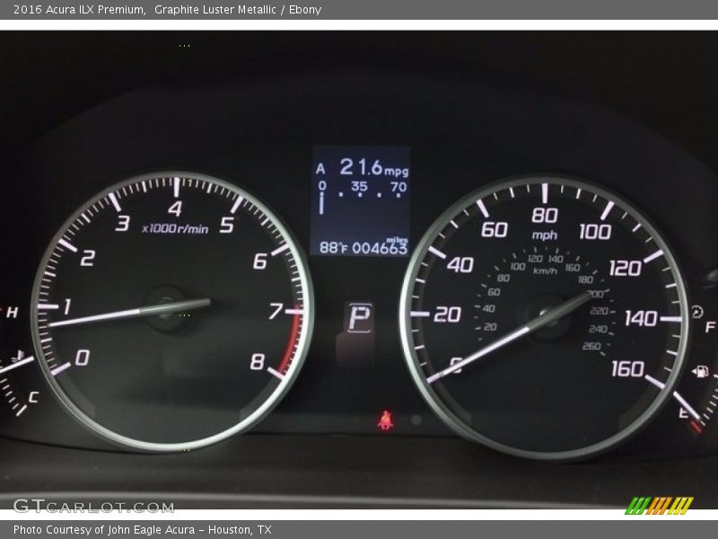 Graphite Luster Metallic / Ebony 2016 Acura ILX Premium