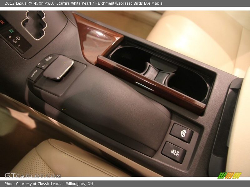Starfire White Pearl / Parchment/Espresso Birds Eye Maple 2013 Lexus RX 450h AWD