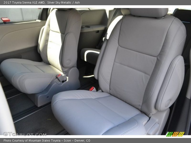 Silver Sky Metallic / Ash 2017 Toyota Sienna XLE AWD