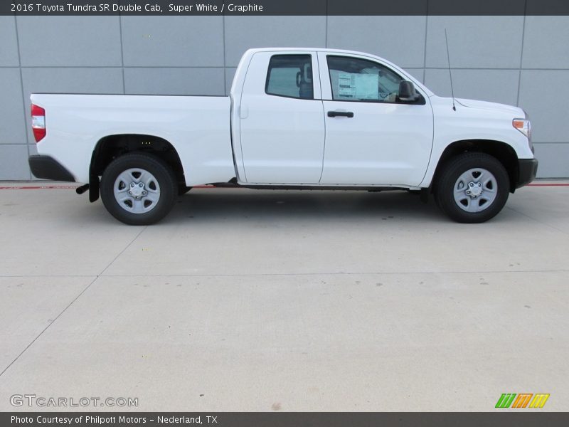Super White / Graphite 2016 Toyota Tundra SR Double Cab