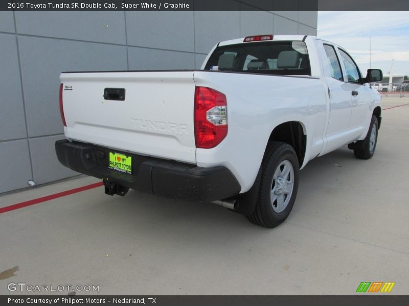 Super White / Graphite 2016 Toyota Tundra SR Double Cab