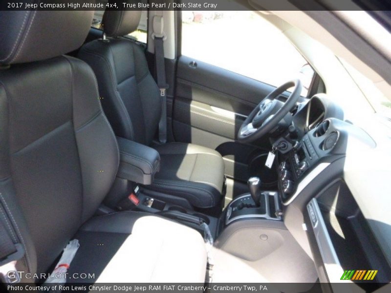 True Blue Pearl / Dark Slate Gray 2017 Jeep Compass High Altitude 4x4