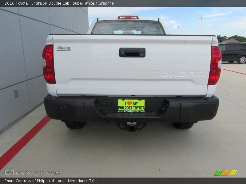 Super White / Graphite 2016 Toyota Tundra SR Double Cab