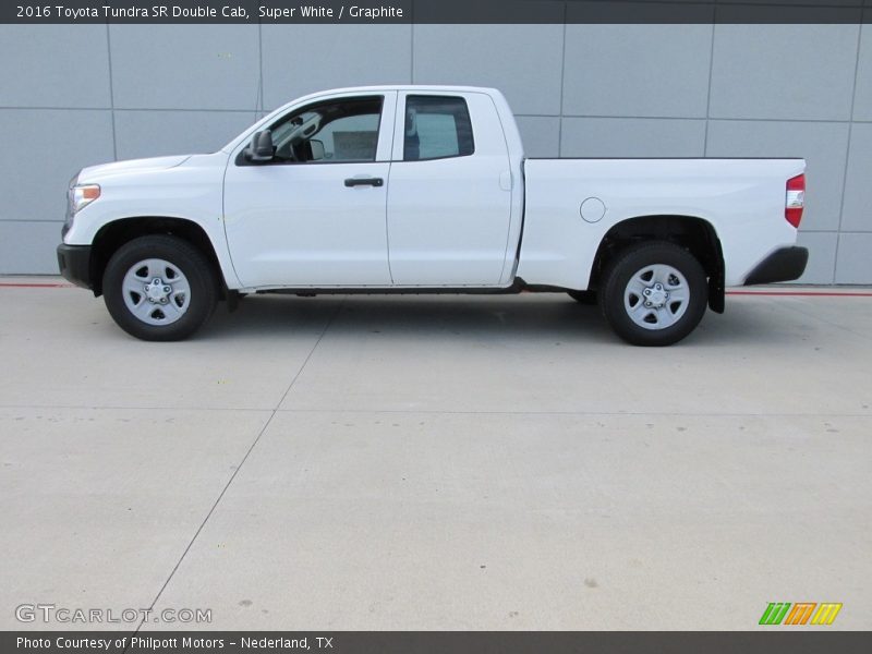 Super White / Graphite 2016 Toyota Tundra SR Double Cab