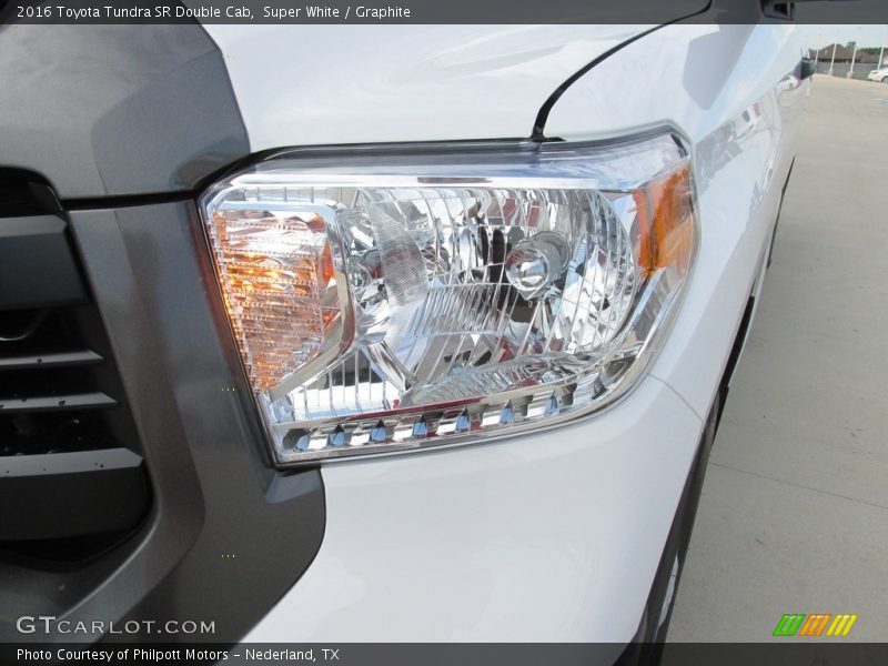 Super White / Graphite 2016 Toyota Tundra SR Double Cab