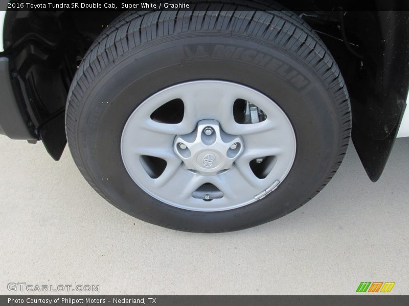 Super White / Graphite 2016 Toyota Tundra SR Double Cab