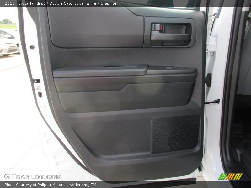 Super White / Graphite 2016 Toyota Tundra SR Double Cab