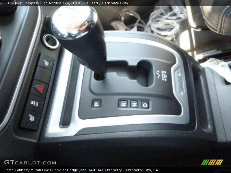 True Blue Pearl / Dark Slate Gray 2017 Jeep Compass High Altitude 4x4