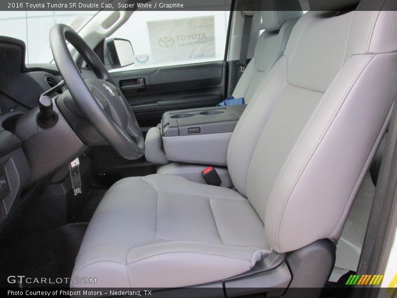 Super White / Graphite 2016 Toyota Tundra SR Double Cab