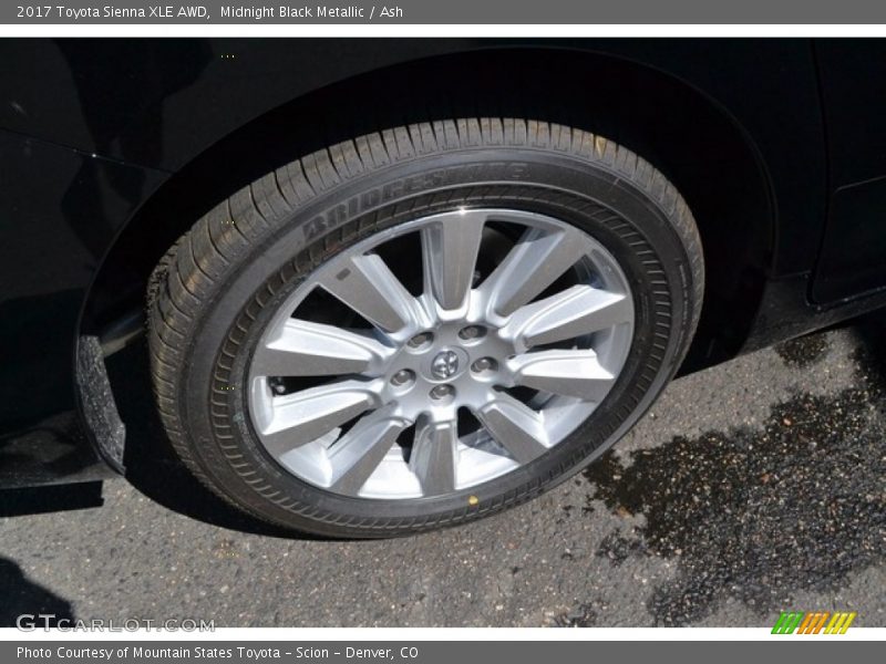  2017 Sienna XLE AWD Wheel
