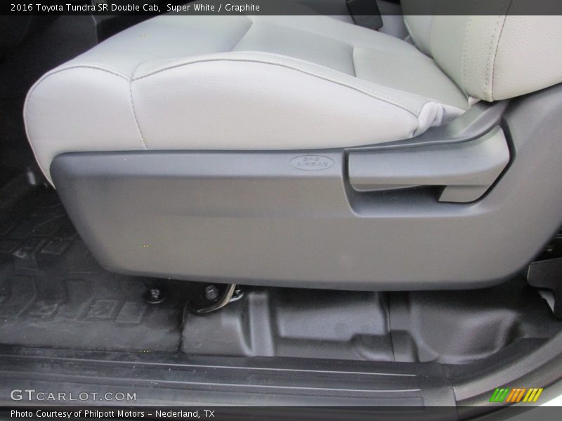 Super White / Graphite 2016 Toyota Tundra SR Double Cab