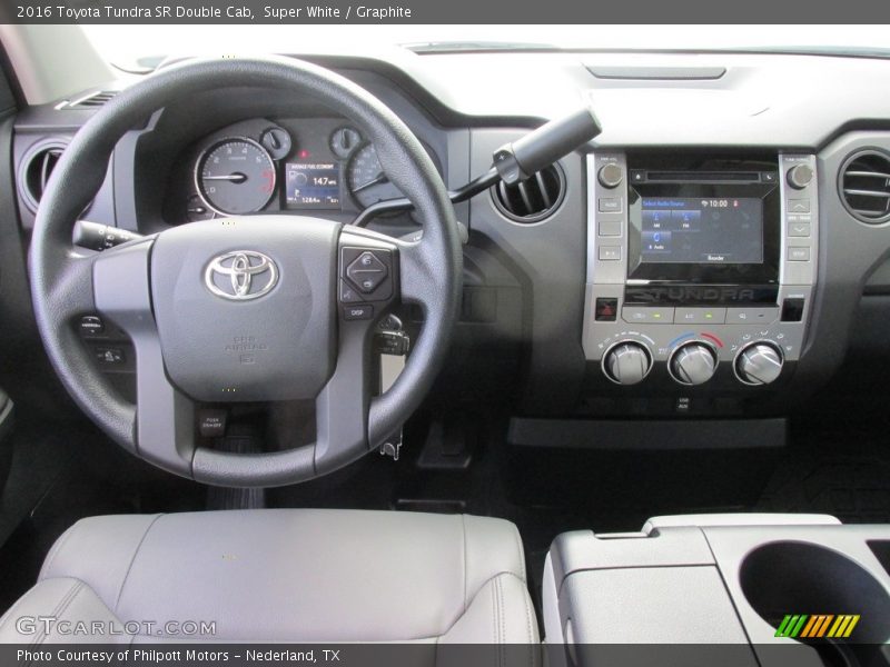 Super White / Graphite 2016 Toyota Tundra SR Double Cab