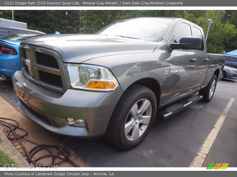 Mineral Gray Metallic / Dark Slate Gray/Medium Graystone 2012 Dodge Ram 1500 Express Quad Cab