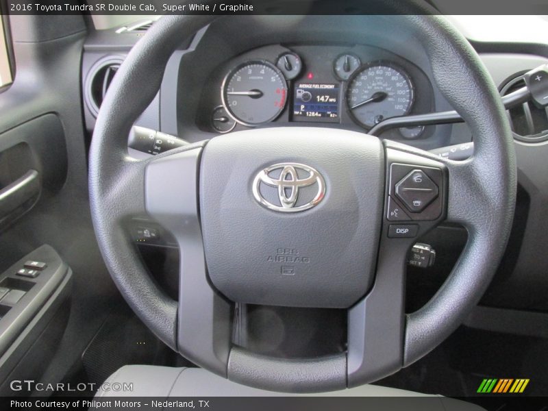 Super White / Graphite 2016 Toyota Tundra SR Double Cab