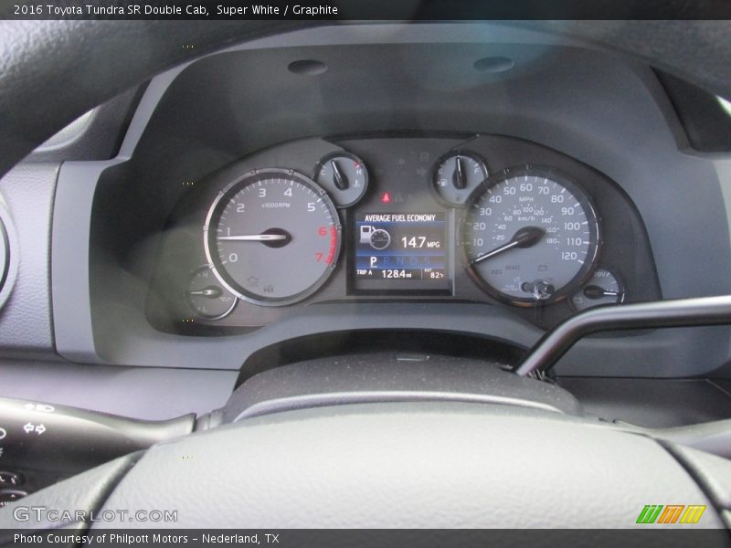 Super White / Graphite 2016 Toyota Tundra SR Double Cab