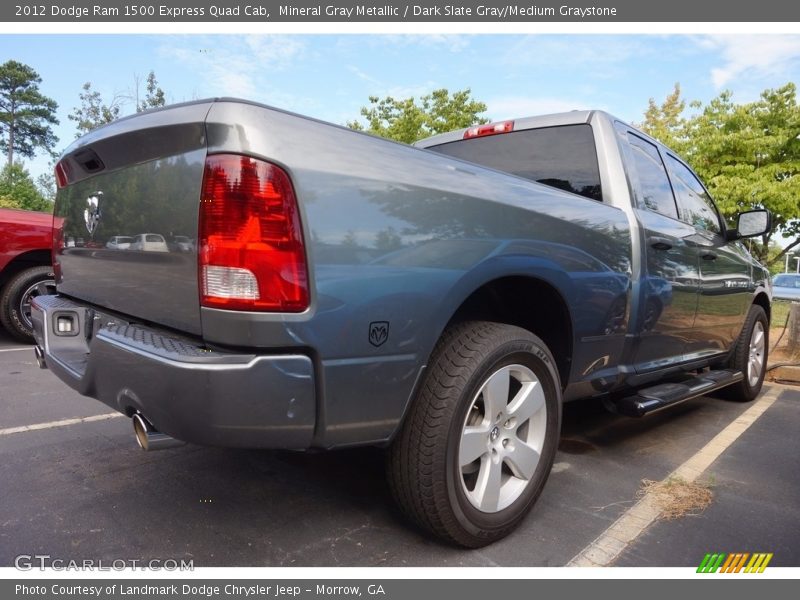 Mineral Gray Metallic / Dark Slate Gray/Medium Graystone 2012 Dodge Ram 1500 Express Quad Cab