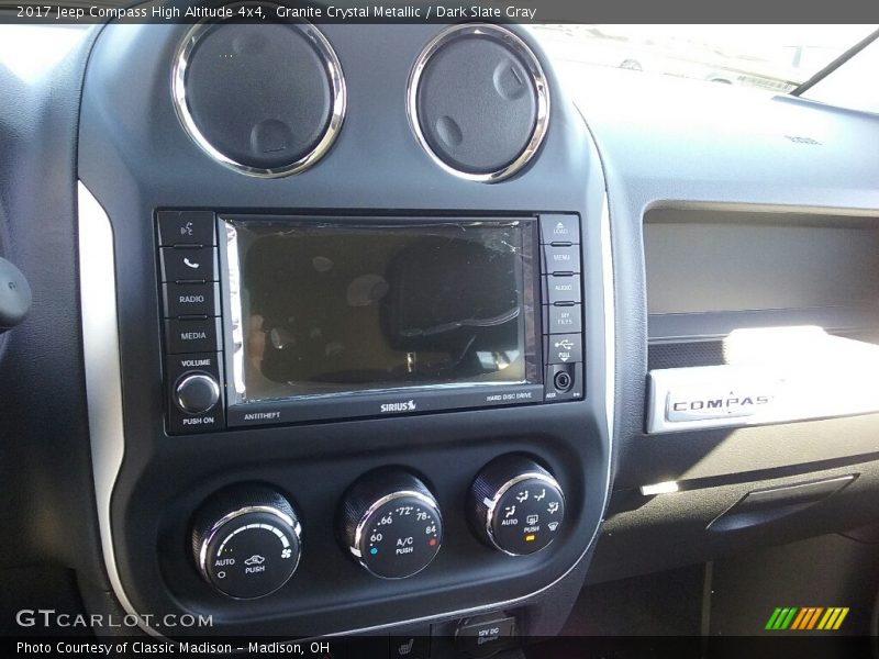 Granite Crystal Metallic / Dark Slate Gray 2017 Jeep Compass High Altitude 4x4