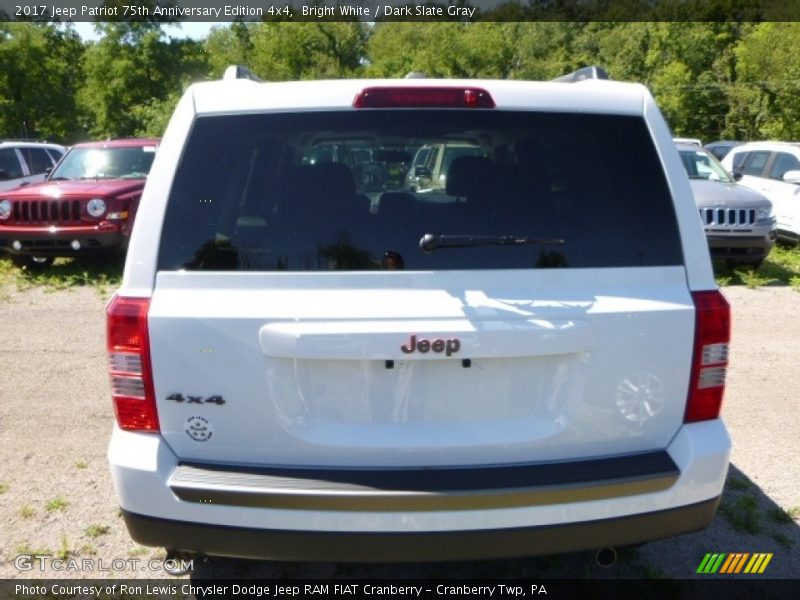 Bright White / Dark Slate Gray 2017 Jeep Patriot 75th Anniversary Edition 4x4