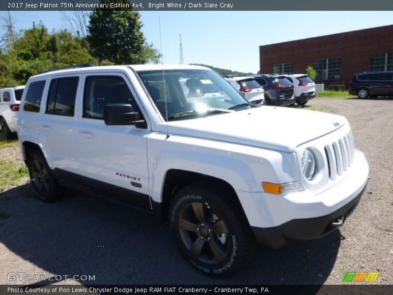 Bright White / Dark Slate Gray 2017 Jeep Patriot 75th Anniversary Edition 4x4