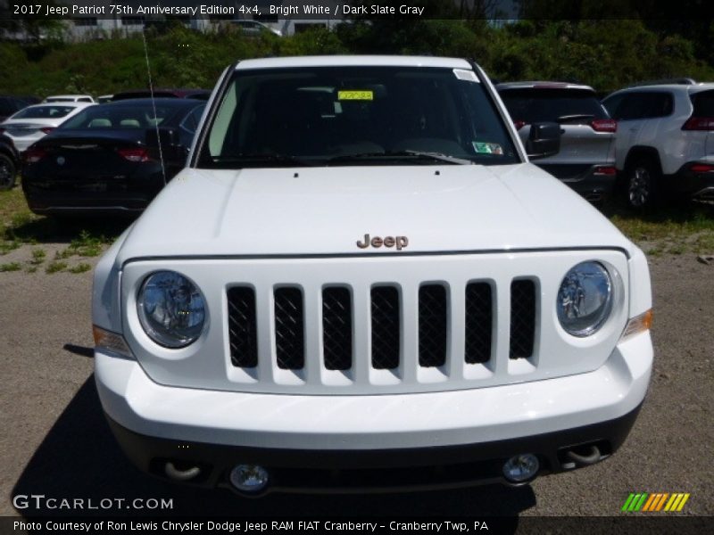 Bright White / Dark Slate Gray 2017 Jeep Patriot 75th Anniversary Edition 4x4