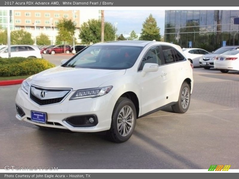 White Diamond Pearl / Ebony 2017 Acura RDX Advance AWD