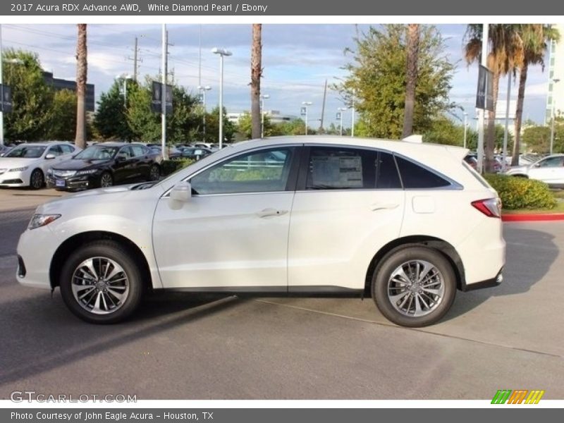 White Diamond Pearl / Ebony 2017 Acura RDX Advance AWD