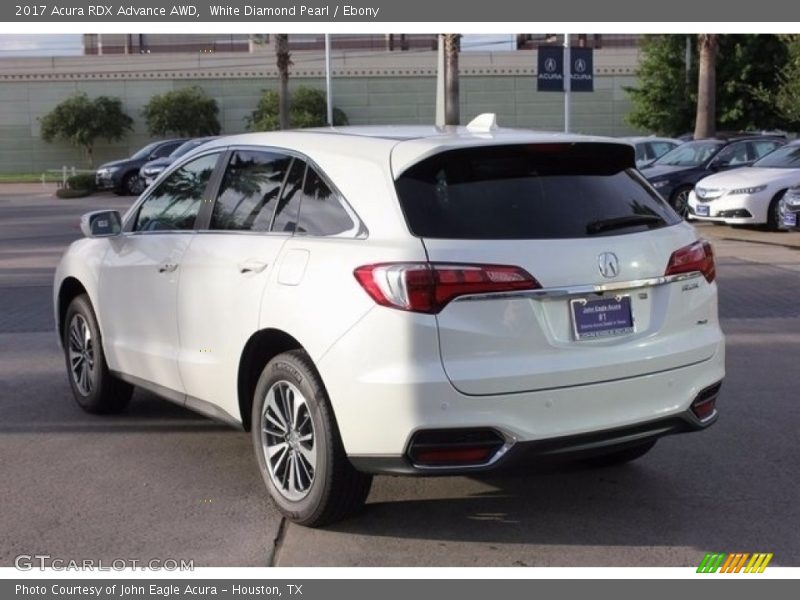 White Diamond Pearl / Ebony 2017 Acura RDX Advance AWD