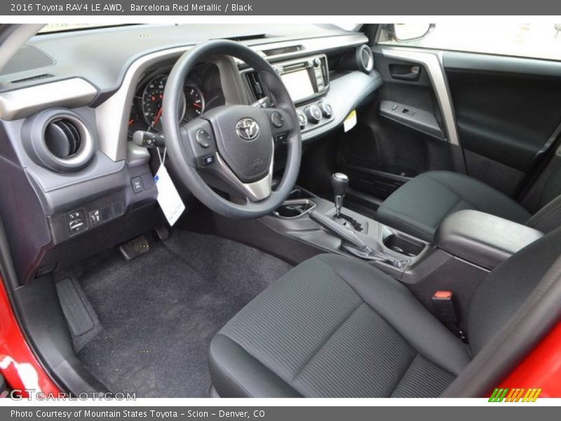 Barcelona Red Metallic / Black 2016 Toyota RAV4 LE AWD