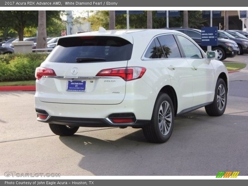 White Diamond Pearl / Ebony 2017 Acura RDX Advance AWD