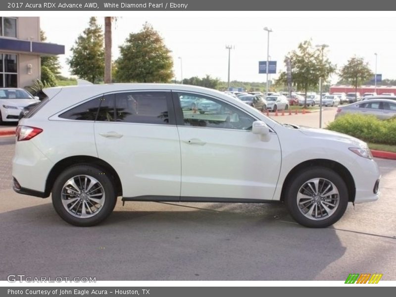White Diamond Pearl / Ebony 2017 Acura RDX Advance AWD