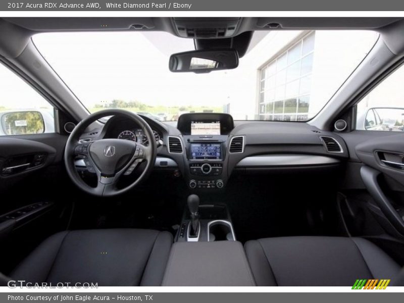 White Diamond Pearl / Ebony 2017 Acura RDX Advance AWD