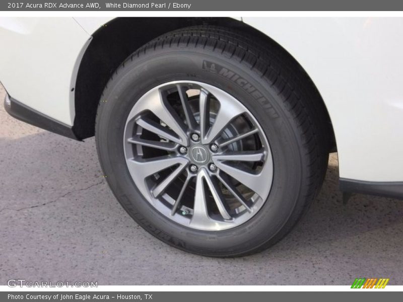 White Diamond Pearl / Ebony 2017 Acura RDX Advance AWD